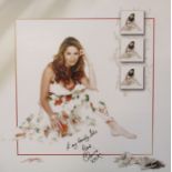 SIGNED PORTRAIT BY CLAIRE SWEENEY BY YAFFE FUSION ART X2