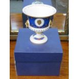 BOXED LIMITED EDITION ROYAL WORCESTER COMMEMORATIVE CERAMIC VASE