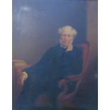 GILT FRAMED OIL ON CANVAS PORTRAIT DEPICTING JOHN FERNLEY,