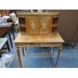 GOOD QUALITY INLAID AND ORMOLU MOUNTED FRENCH STYLE LADIES WRITING DESK