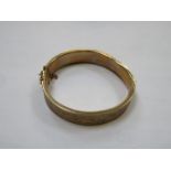 9ct GOLD SNAP BANGLE