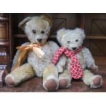 TWO VINTAGE JOINTED TEDDY BEARS