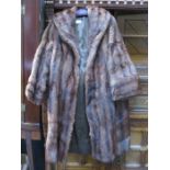 LADIES FULL LENGTH FUR COAT