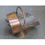 COPPER COAL SCUTTLE