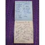 ALBUM OF SPORTING RELATED AUTOGRAPHS INCLUDING RUGBY