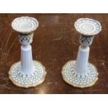 PAIR OF WEDGWOOD CANDLESTICKS