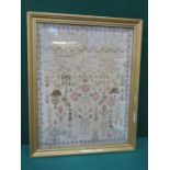 FRAMED SAMPLER, 1807,