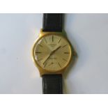 18ct GOLD LONGINES FLAGSHIP WRISTWATCH