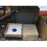 ELIZABETHAN RECORD PLAYER AND PARCEL OF VARIOUS VINYLS