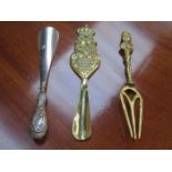 SILVER MOUNTED SHOE HORN, PRINCE CHARLES AND PRINCESS DIANA SHOE HORN ETC...