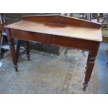 VICTORIAN MAHOGANY CONSOLE TABLE