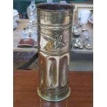 FIRST WORLD WAR TRENCH ART SLEEVE VASE