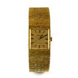 A vintage Accurist gold plated wristwatch.