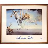 Salvador Dali (1904-1989) framed good quality print after "The Temptation of Saint Anthony" c.