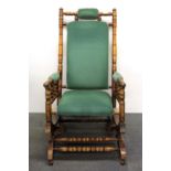 A 19th century American style rocking chair.