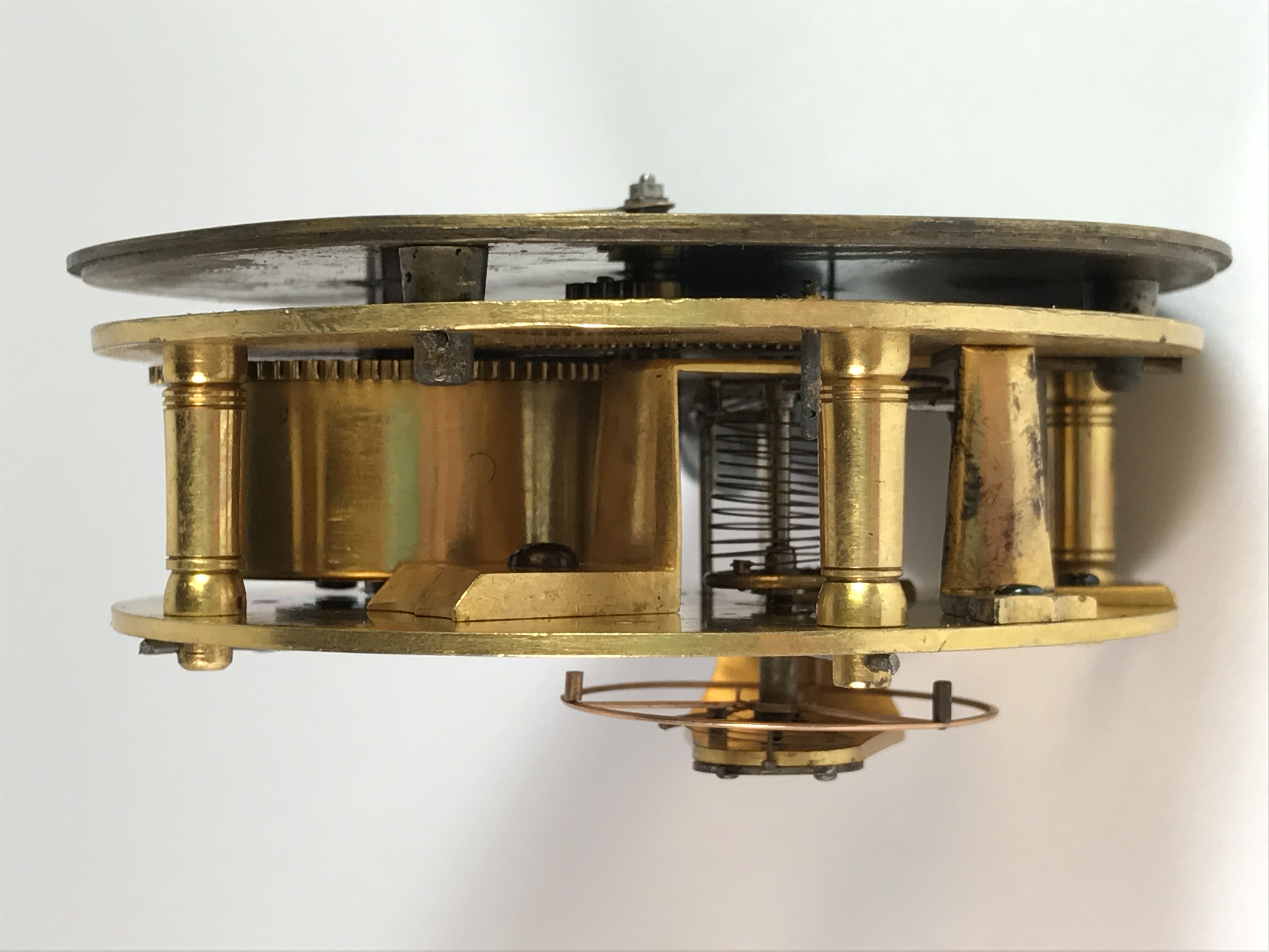 An early mahogany cased chronometer by P. Field of New York, case W. 15cm. - Image 4 of 6