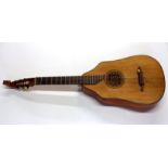 A mid 20th century German lute guitar.