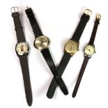 Four vintage watches.