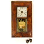 A 19th century American kipper box style clock.