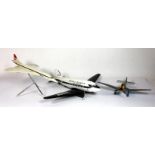 A "Space Models" model of Concorde together with a die cast Liberty Classics model aircraft and a