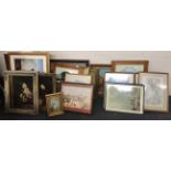 A large quantity of mixed prints and other pictures.