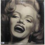 Paul Karslake, an unframed signed gicle of Marylin Monroe, 61cm x 61cm, (Sold on behalf of Get The