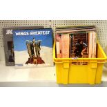 A quantity of LP records including the Beatles, Jackson Browne, Bob Dillon and others.