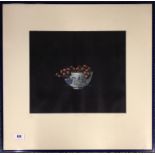 A framed limited edition 66 / 200 lithograph entitled 'Chinese Bowl', frame size 56cm x 54cm