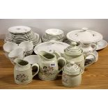 An extensive Royal Doulton Tumbling Leaf's dinner service and a Royal Doulton Bredon Hill pattern