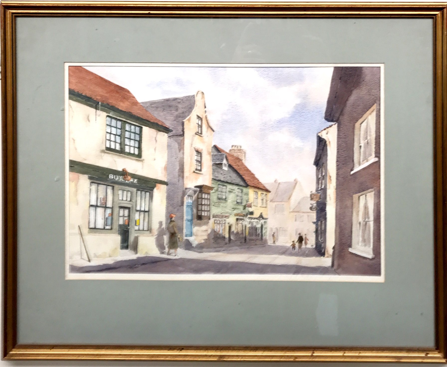 S.G Nevelle, a signed framed watercolour of the White Hart with a further signed watercolour of - Image 2 of 4