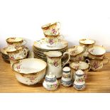 An extensive Edwardian tea set.