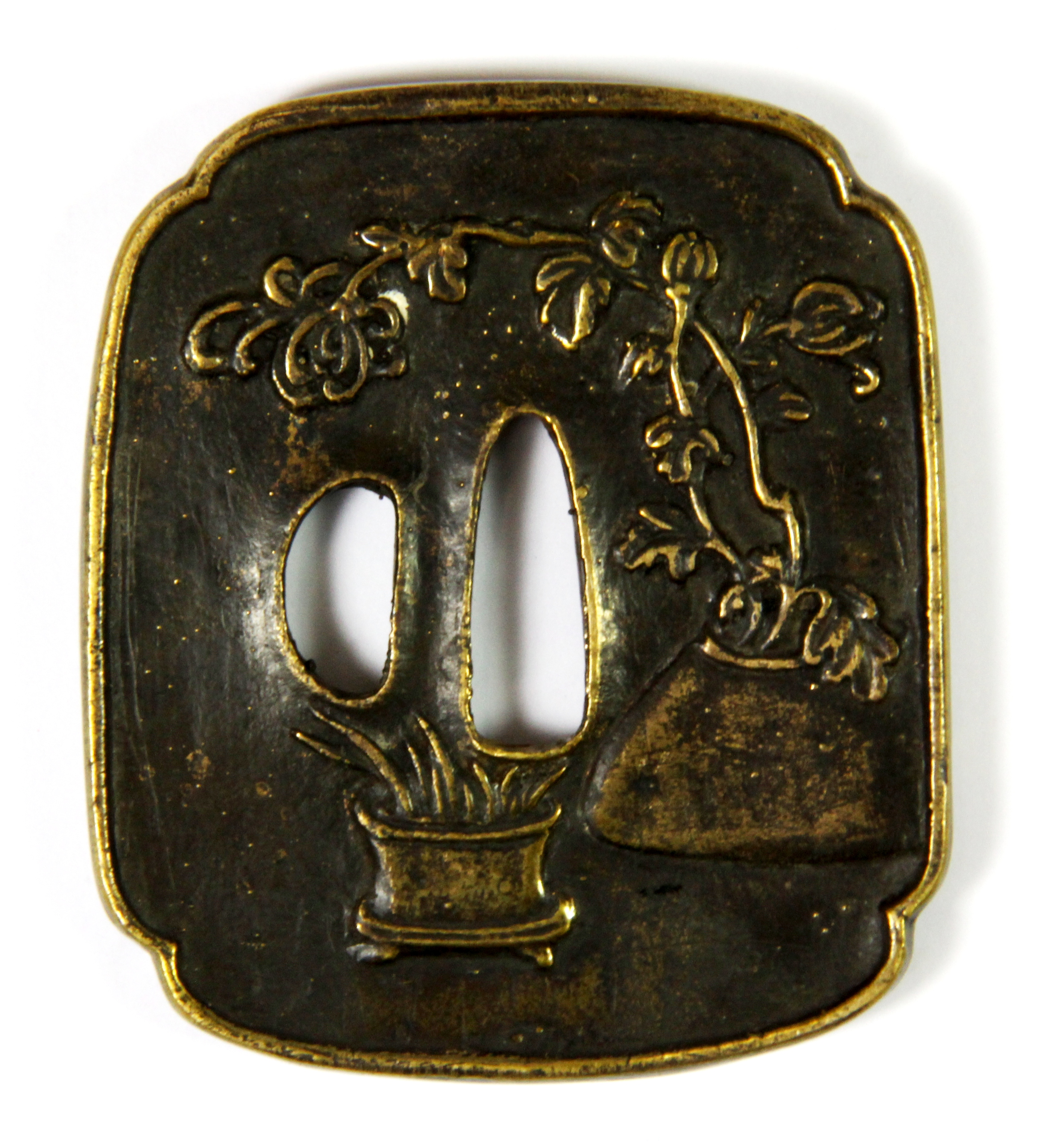 A 20th century Japanese bronze Tsuba. - Image 2 of 2