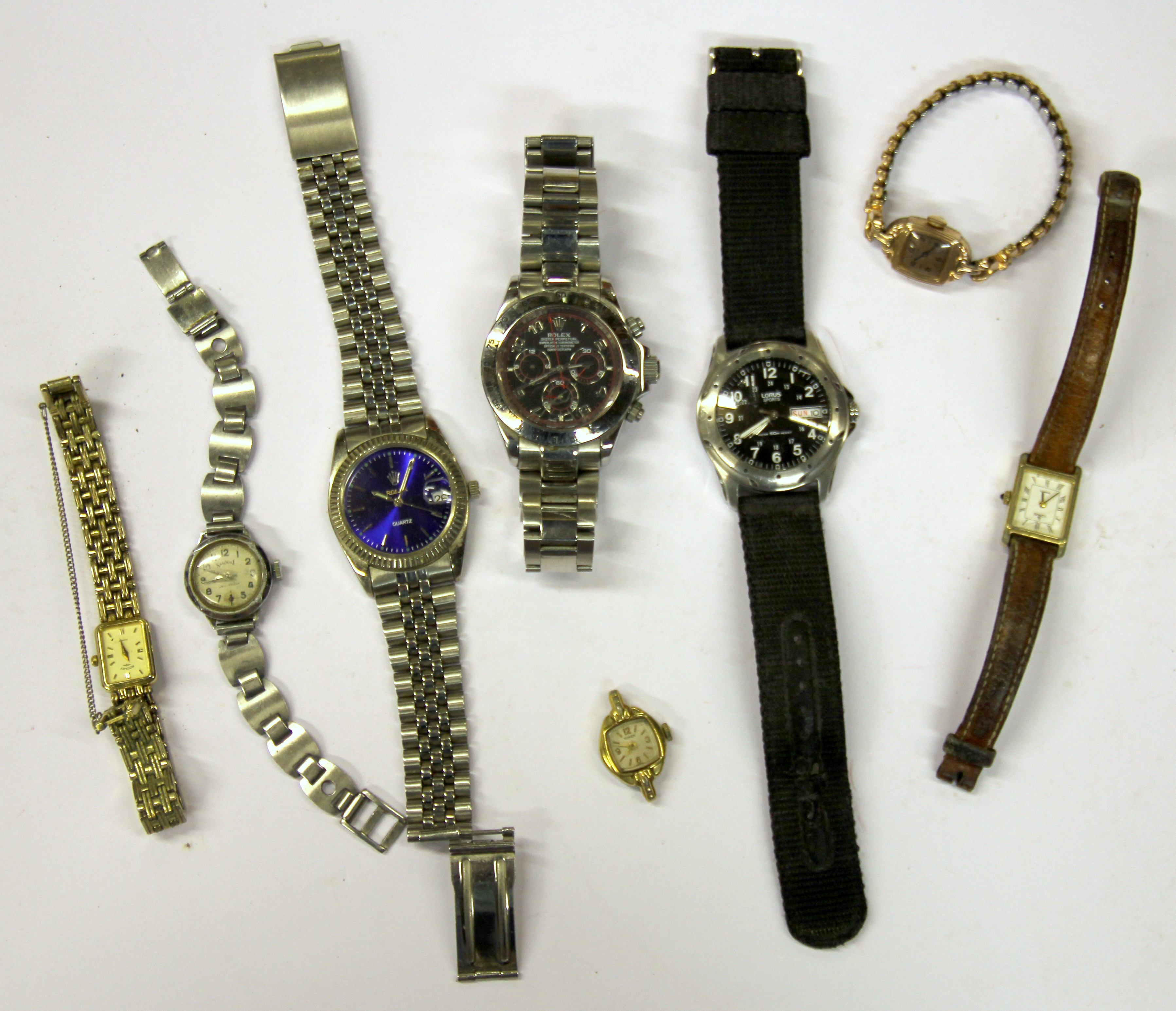 A quantity of mixed watches.