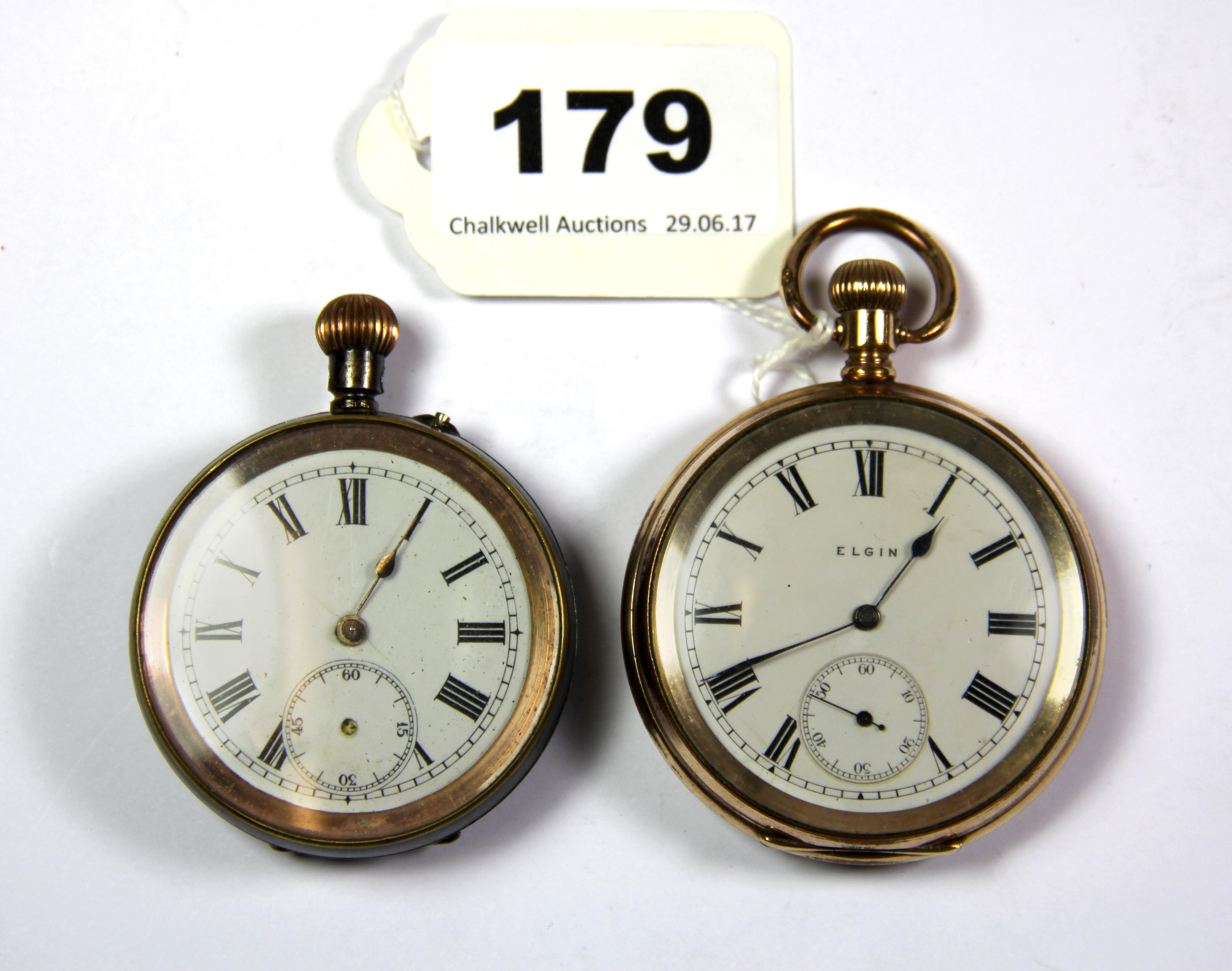 Two early 20th century pocket watches.