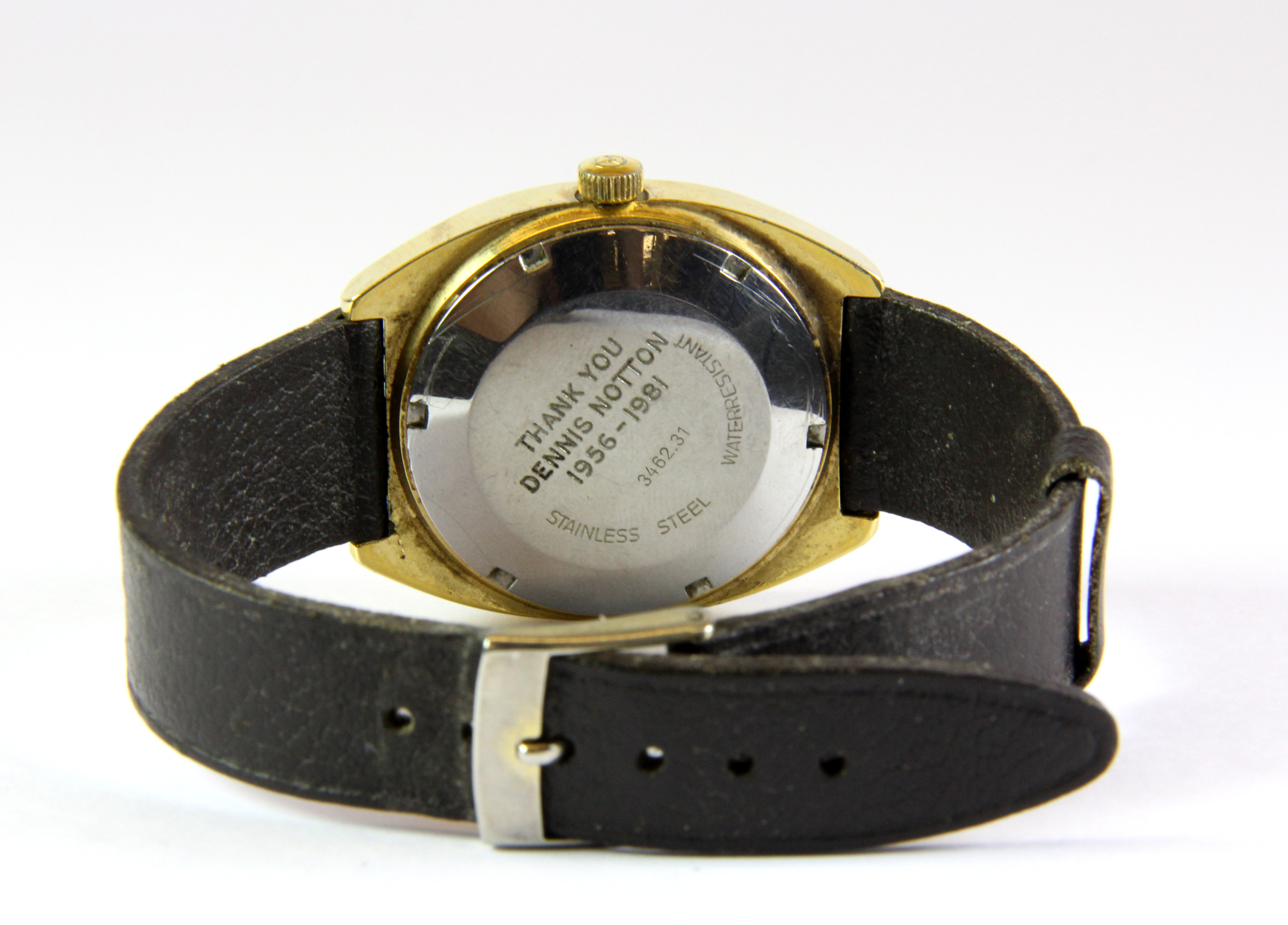 A gentleman's Rodania wristwatch on a leather strap. - Image 2 of 2