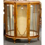 An Art Deco Display cabinet, W. 104cm.