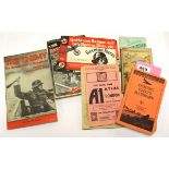 A quantity of World War II related hand books etc.