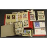 An album of first day cover stamps etc.