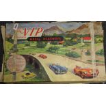 A vintage VIP model roadways electric car set.