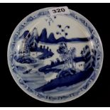 A Chinese hand painted porcelain bowl, Dia. 18cm.