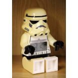 A Lego Star Wars alarm clock.