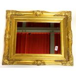 A gilt framed mirror, 48 x 59cm.