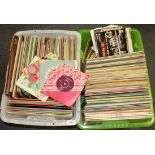 A large quantity of LP and single records.