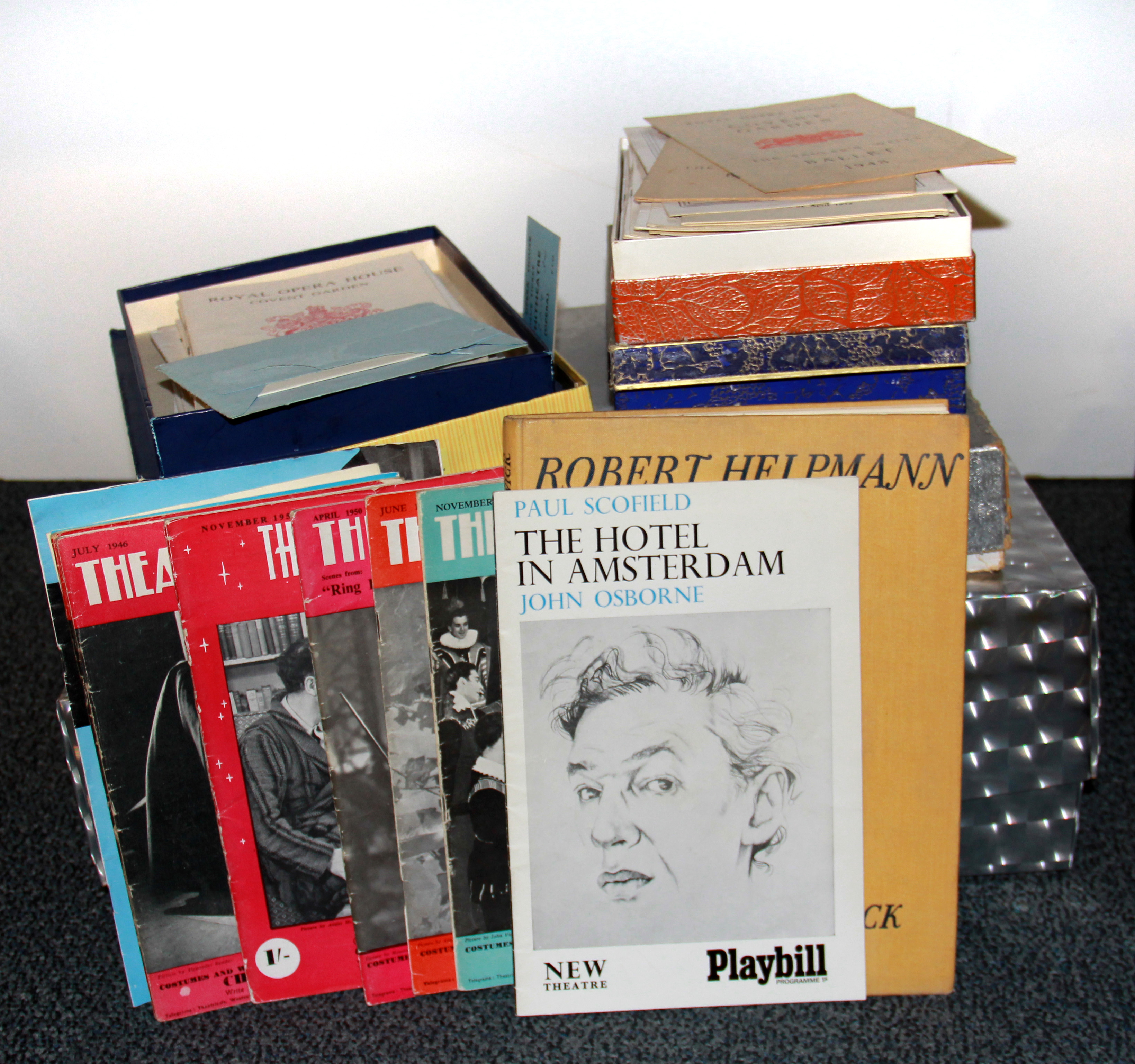 An extensive collection of mid 20th century opera programmes, etc.