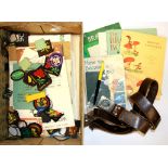 A collection of vintage Brownie and Girl Guide items from 1914 onwards.