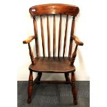 A 19th century country armchair.