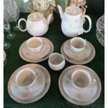 A Continental Johann Haviland Bavaria part-tea service, comprising: teapot, hot water pot,