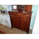 A Victorian mahogany chiffonier,