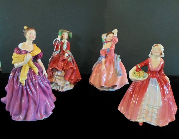 Four Royal Doulton figurines, comprising: Maytime (HN2113), Janet (HN1537),