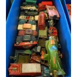 A collection of mid-20th century and later Dinky and Corgi die-cast vehicles,